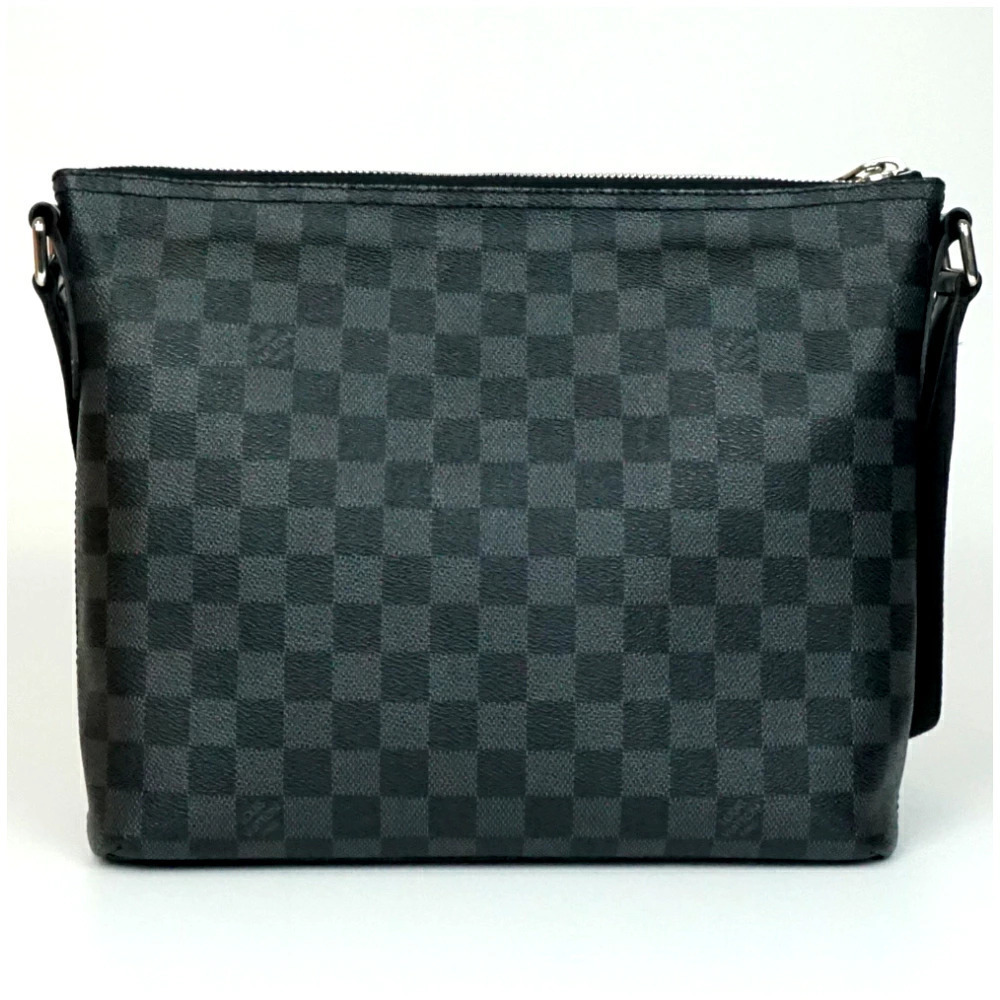 LOUIS VUITTON Mick Damier Graphite Black Canvas Black Shoulder Bag Crossbody